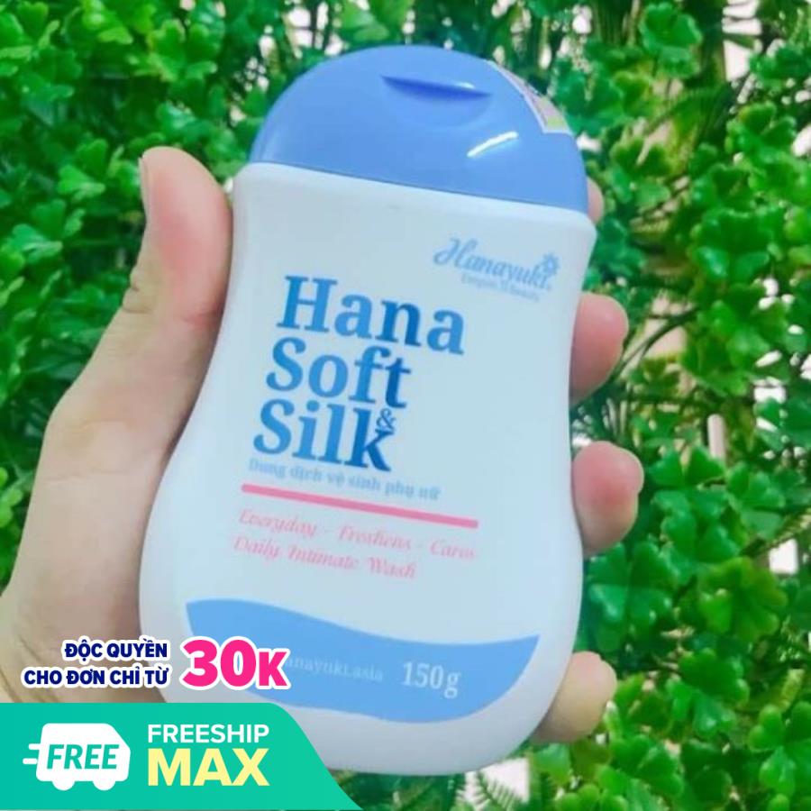 Dung dịch vệ sinh phụ nữ hanayuki 150g- hana soft silk