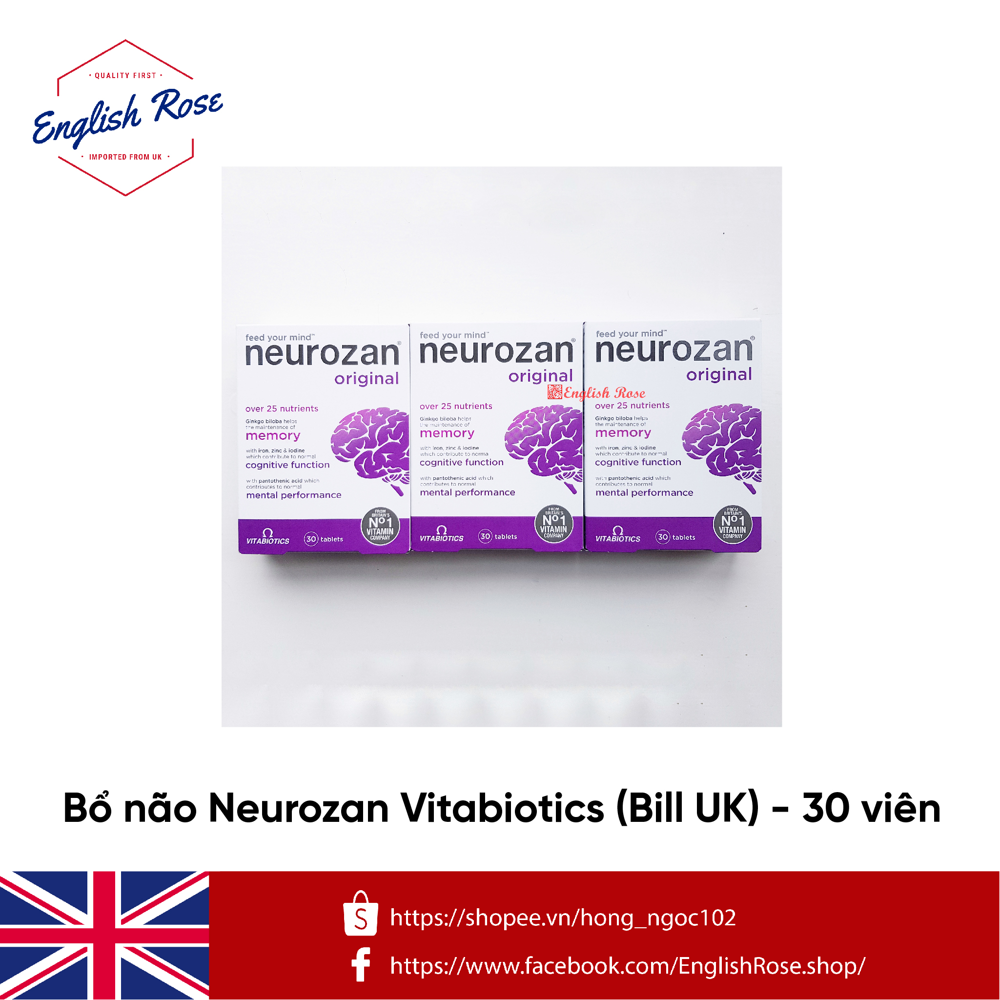 [HCM]Bổ não Neurozan