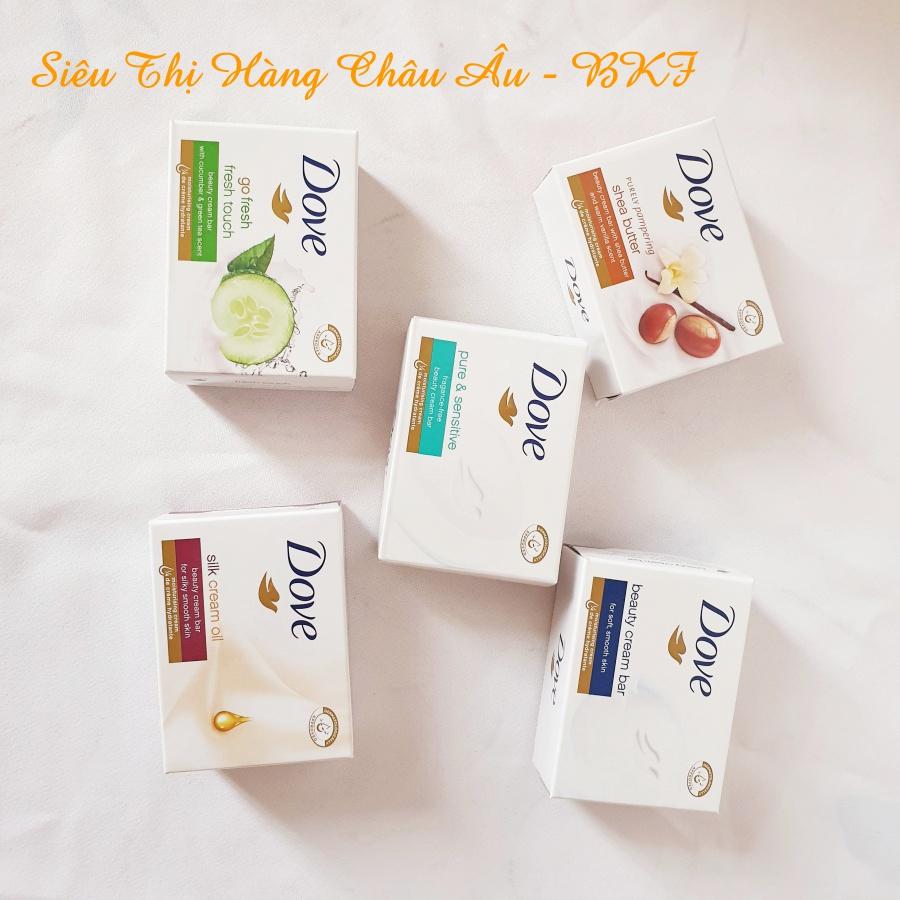 Cục xà bông Dove đủ màu mùi - 100g