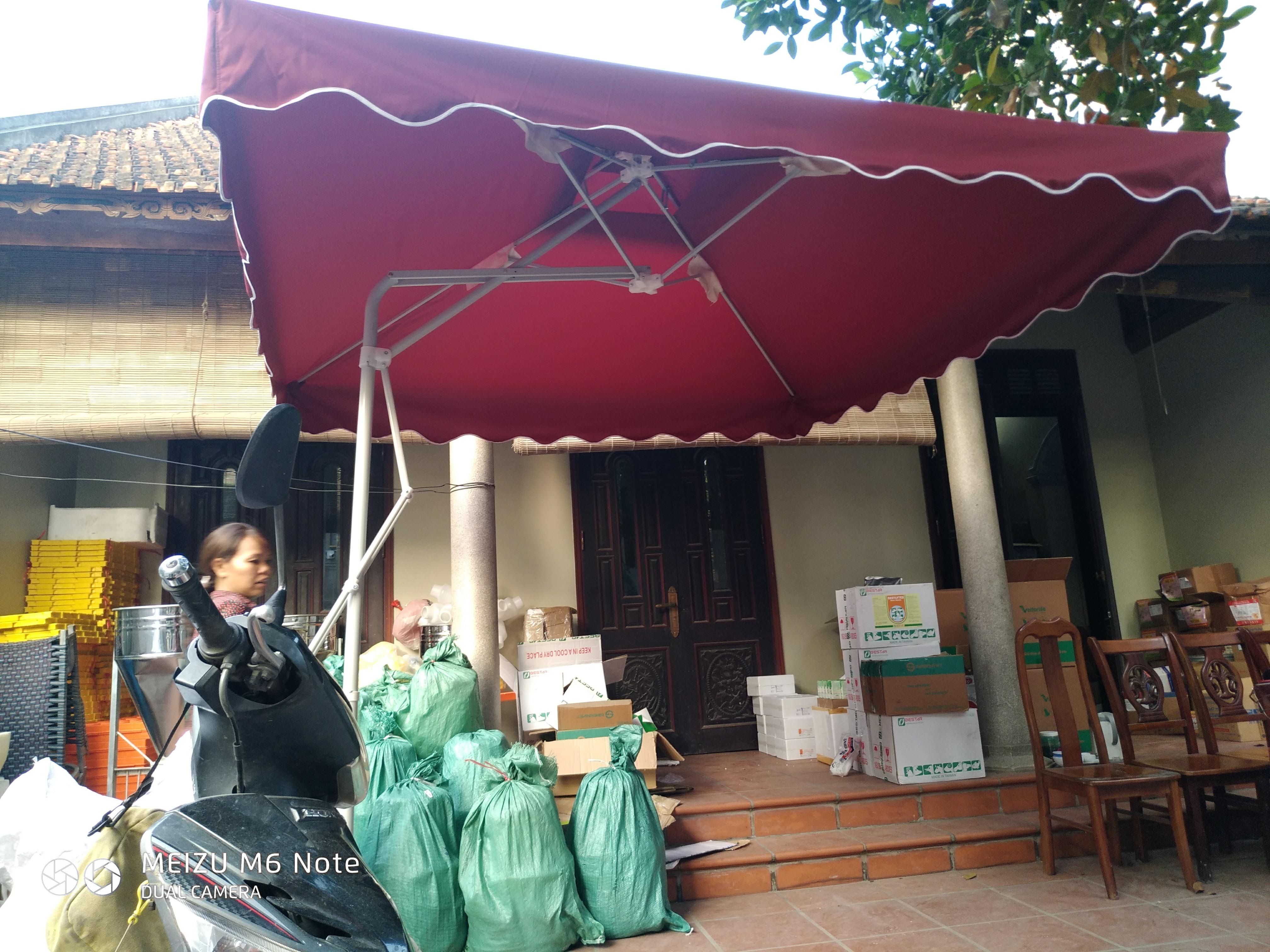 vải mái ô lệch tâm 2,5x2,5