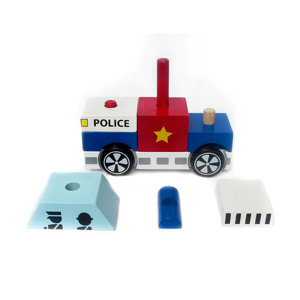 Lắp ráp xe cảnh.sát Winwintoys - 60292