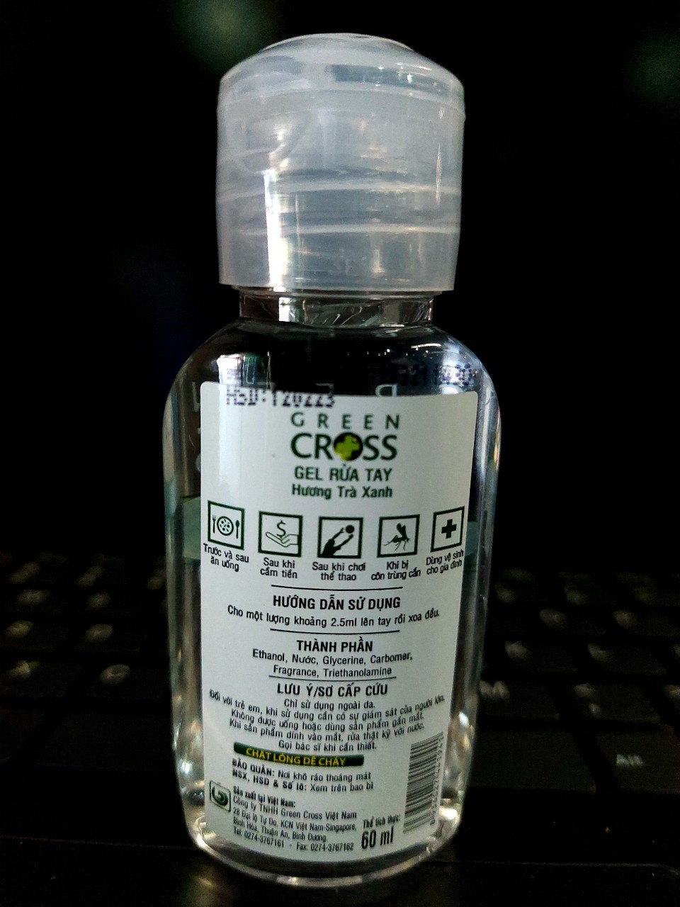 [HCM]Gel rửa tay Green Cross