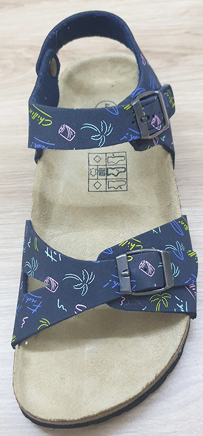 [HCM][Sandal] Giày đế trấu EVA in hoa văn quai bản (Size 35-39)
