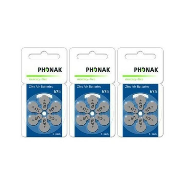 Pin Phonak 675 Cho Máy Trợ Thính vĩ 6 viên