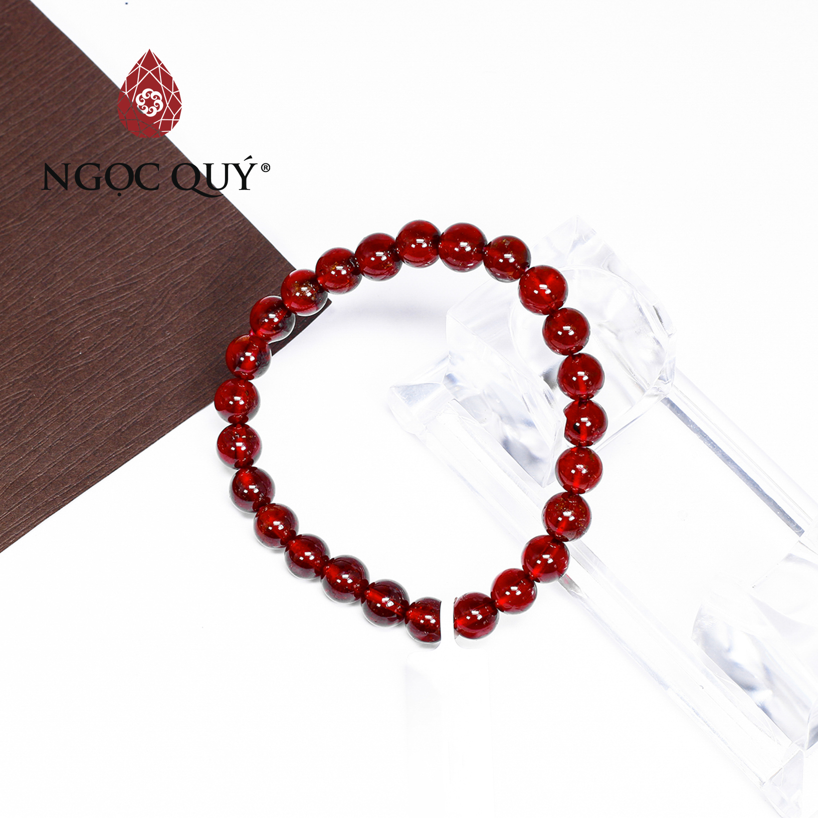 [HCM]Vòng tay đá Garnet VIP - Ngọc Quý Gemstones