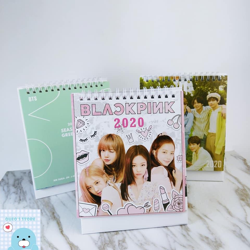 [HCM]Lịch bàn lịch để bàn năm 2020 BTS BLACKPINK