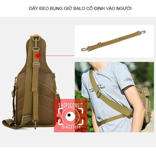 Balo đeo chéo lớn phong cách quân đội Cool Walker 22