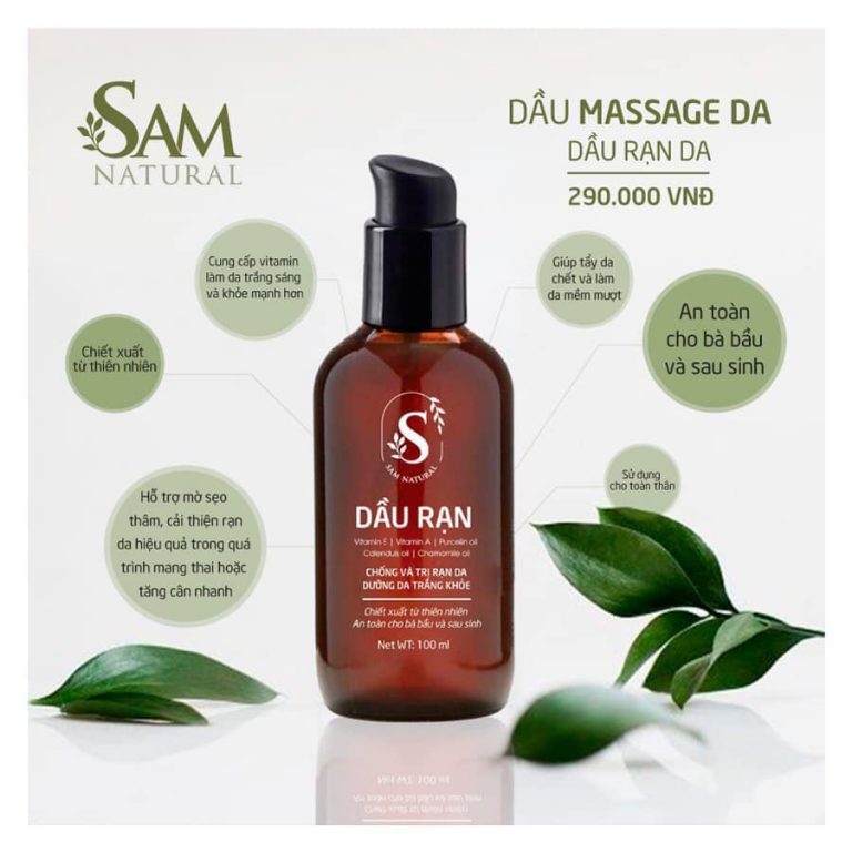 ·DẦU RẠN DA SAM NATURAL