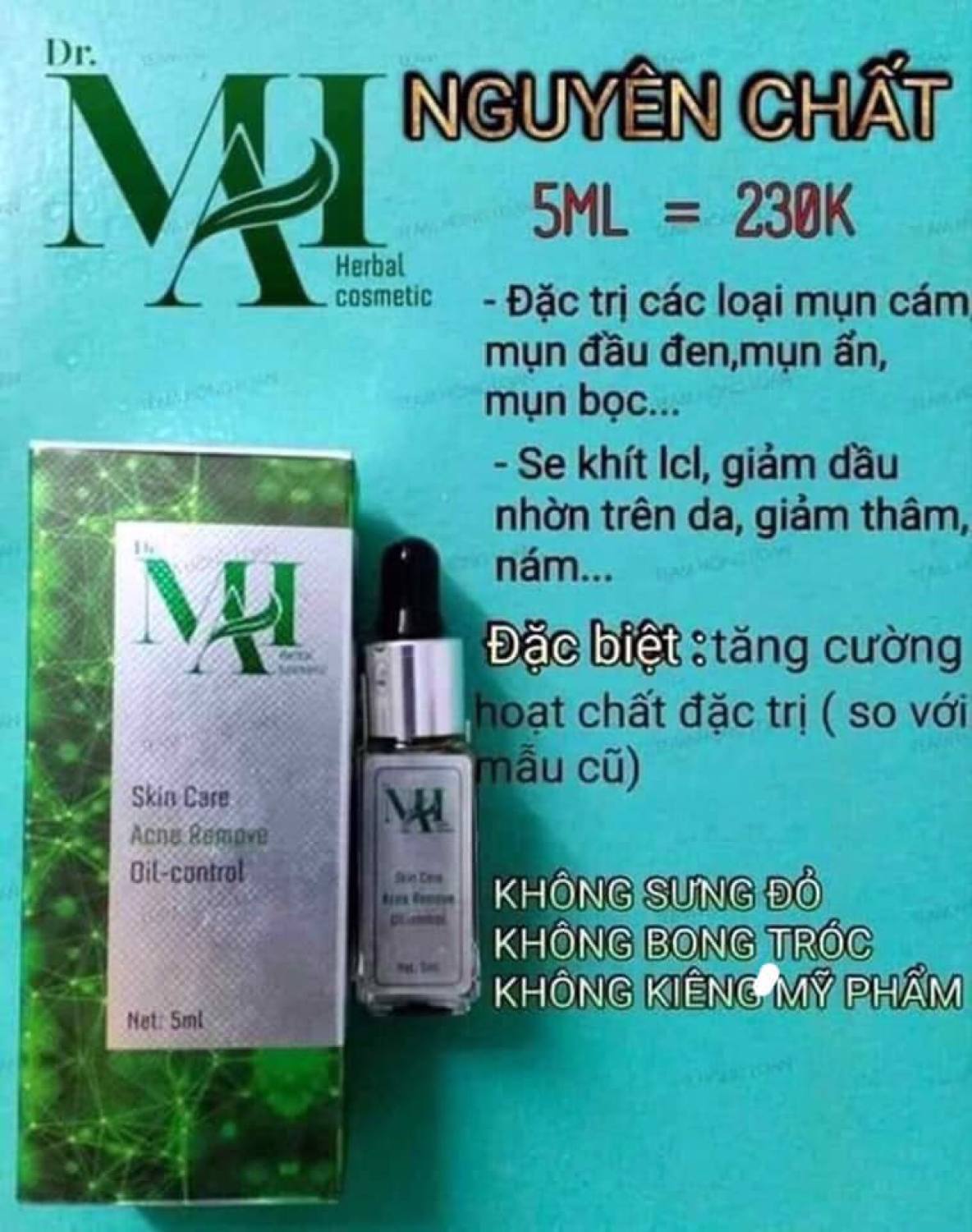 [HCM]Serum Giảm Mụn DR. MAI MIX 5ml