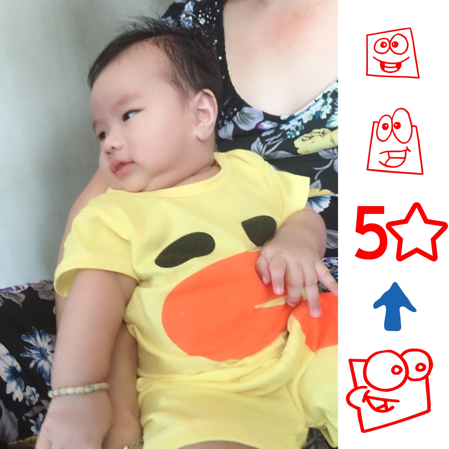 5 bộ đồ cotton 2 chiều mỏng mát cho bé trai bé gái