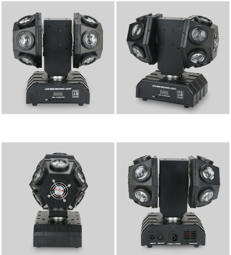 [HCM]Đèn Moving 12 mắt Đảo 2 đầu NE 113