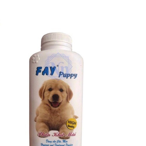 [HCM]Phấn tắm khô Fay Puppy khử mùi diệt khuẩn cho chó mèo thú cưng 120g