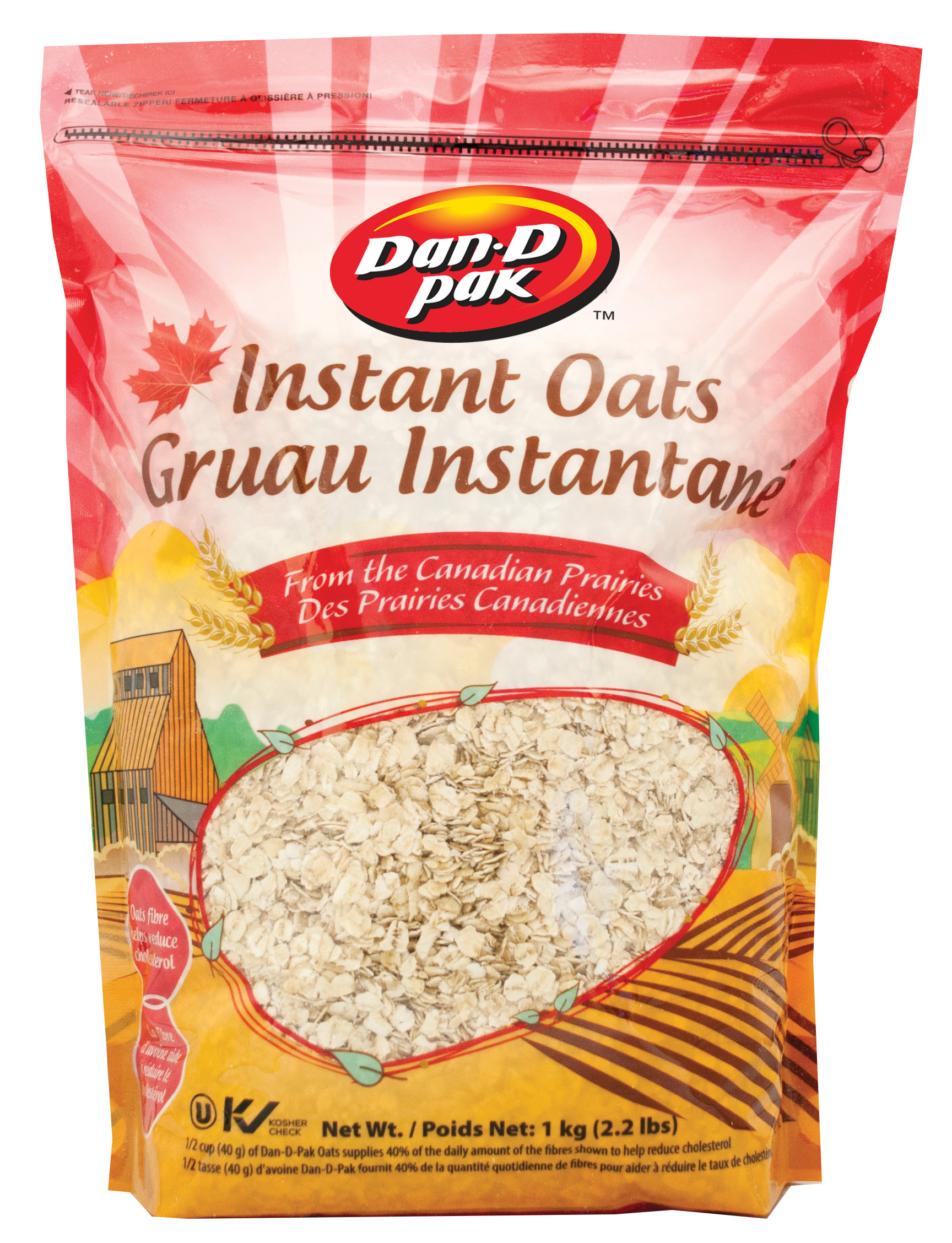 [HCM]Yến mạch ăn liền 1kg Dan D Pak Oats