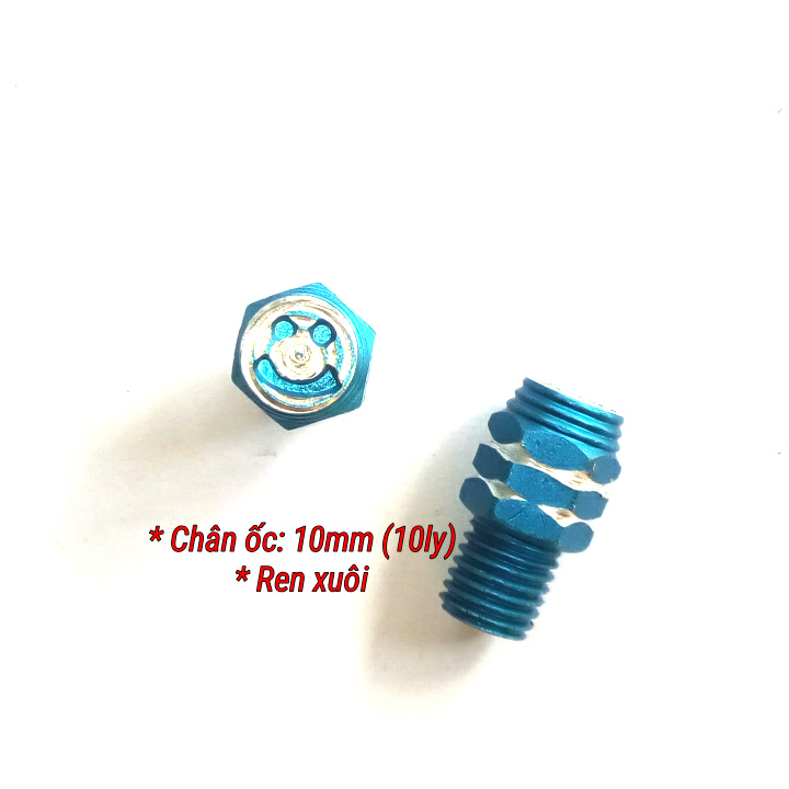 Ốc chân gương xe máy hình mặt cười (giá 01 đôi)