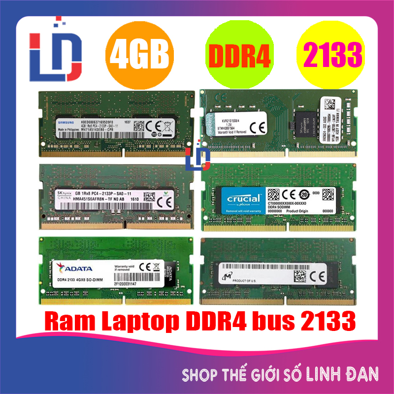 Bảng giá Ram Laptop 4GB DDR4 Bus 2133 (nhiều hãng)Kingston samsung Hynix - LTR4 4GB Phong Vũ