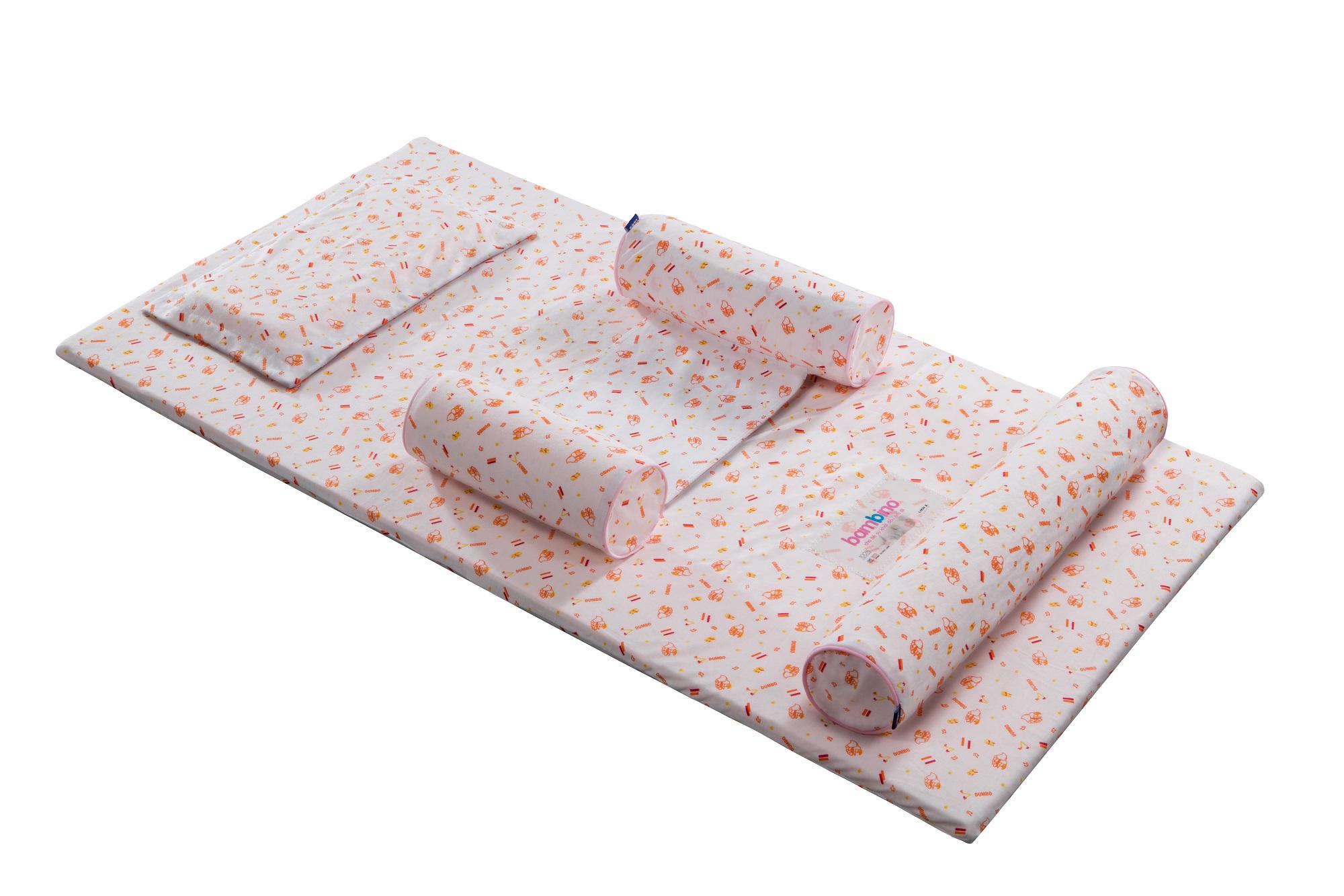 Nệm em bé Liên Á Bambino 80 x 130 x 5 cm (đã bao gồm áo nệm)