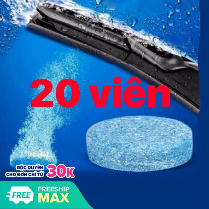 SET 20 Viên sủi pha nước rửa kính lái ô tô, xe hơi 20B932