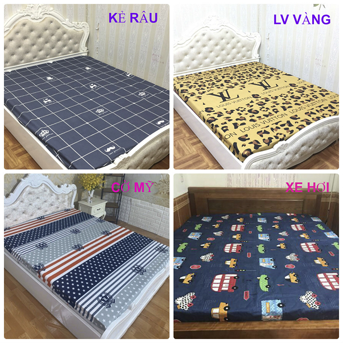 Bộ ga chống thấm cotton cao cấp