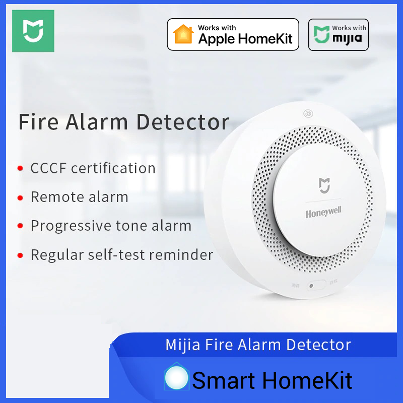 Cảm biến khói Xiaomi Mijia Honeywell tương thích Apple HomeKit, Mi Home