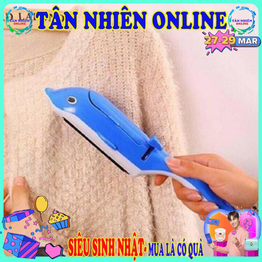 Hút bụi mini hình cá không cần sử dụng điện cũng có thể sạch bụi quần áo