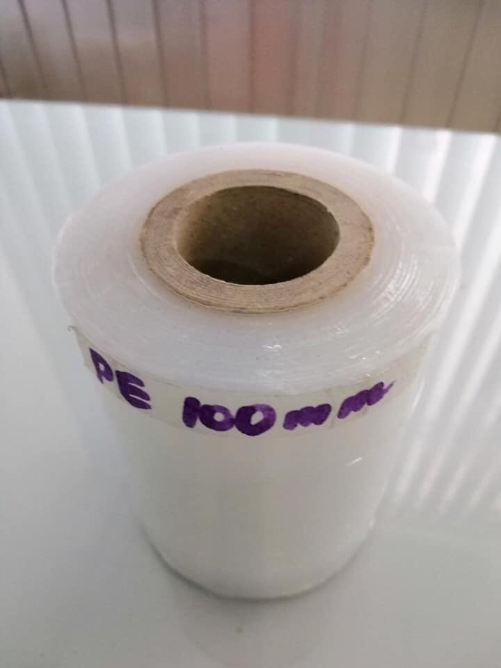 MÀNG PE GHÉP CÂY, MÀNG QUẤN BỤNG GIẢM CÂN KHỔ 100MM (10CM)