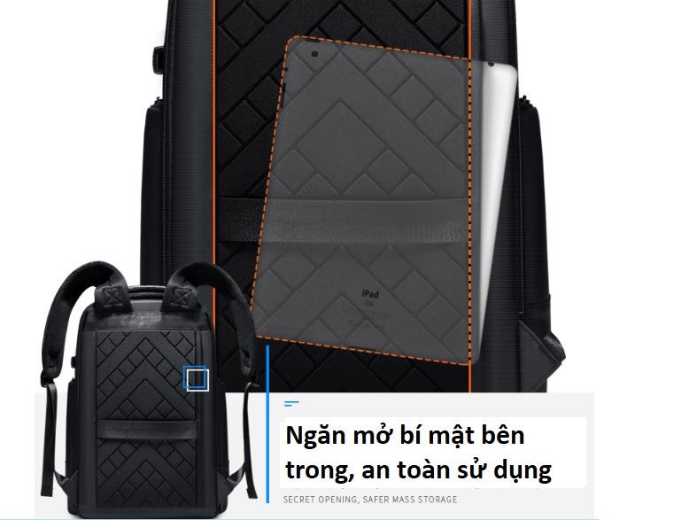 Balo laptop chống thấm cao cấp Rowe R5029 ( có ngăn mở rộng)