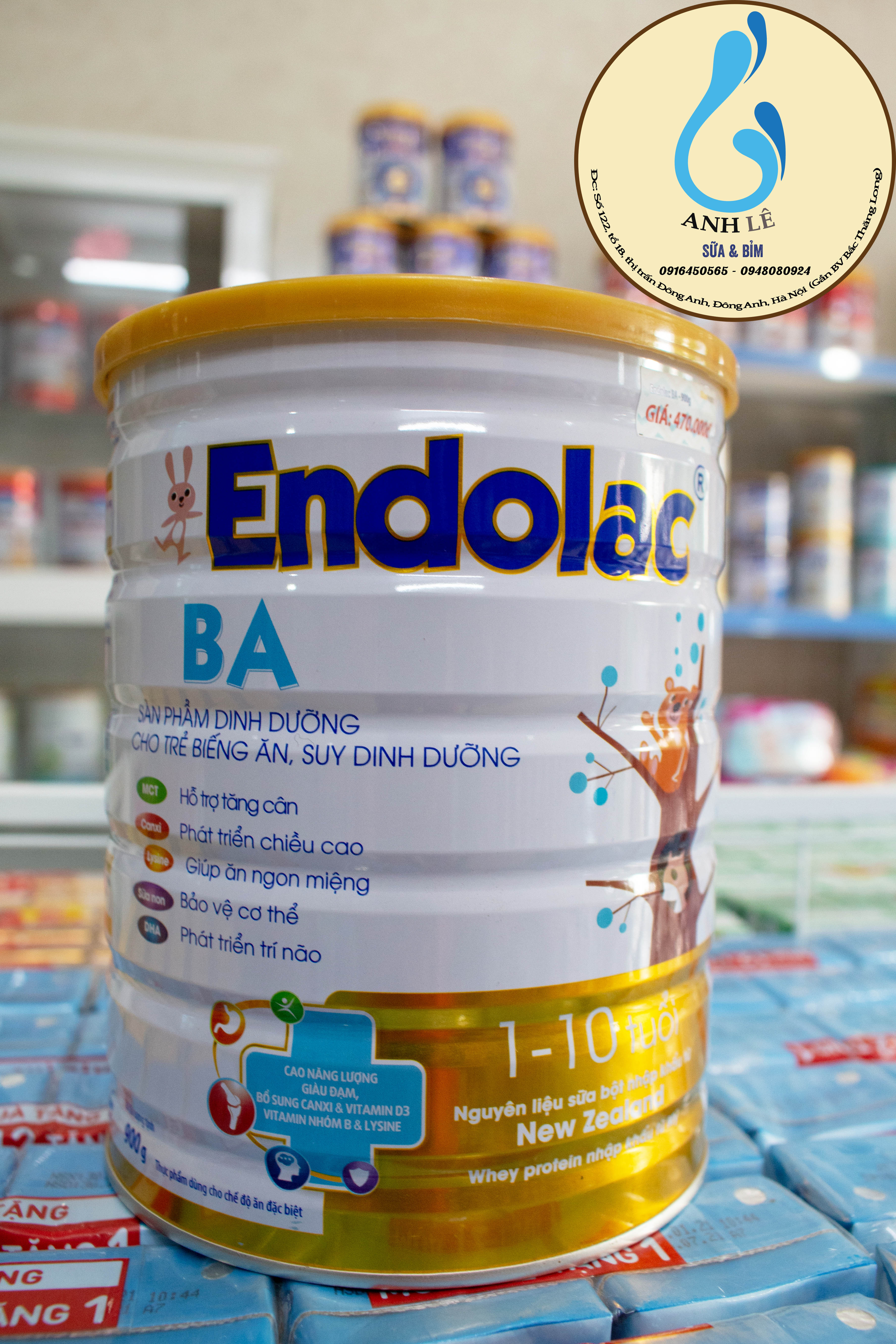 Sữa bột endolac ba 400-900g