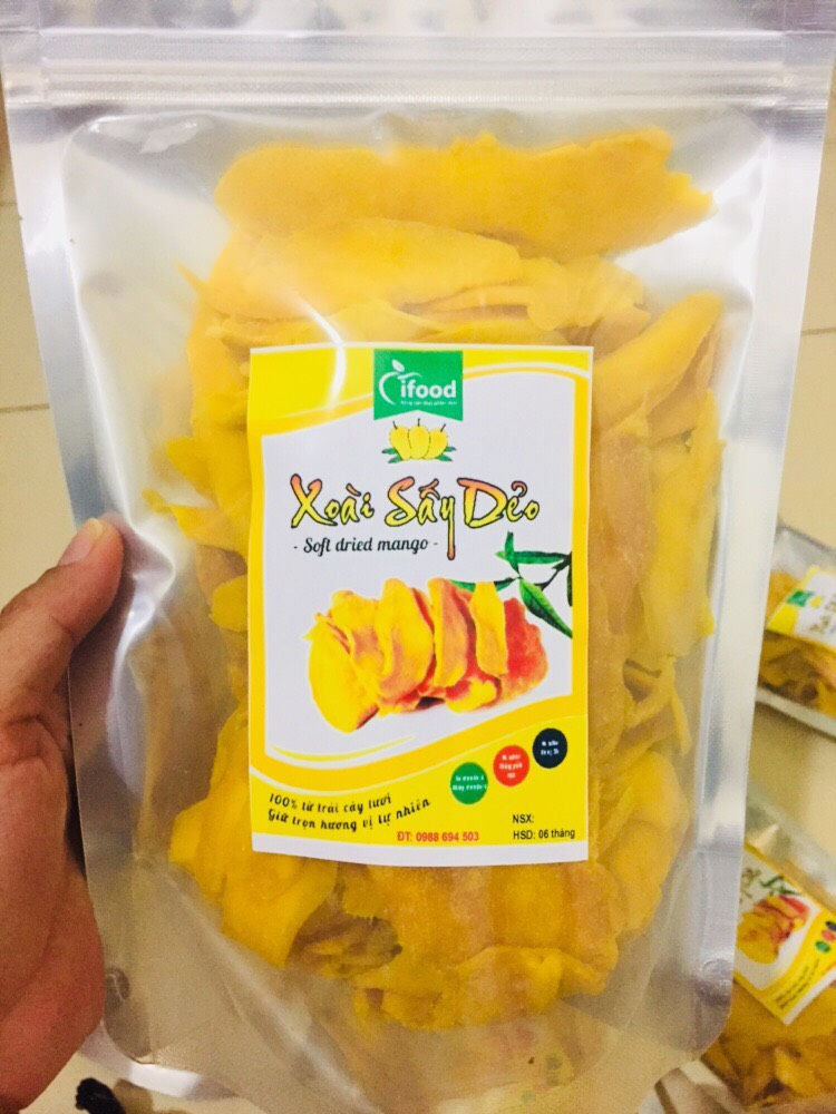 1kg xoài sấy dẻo lạ miếng thơm ngon