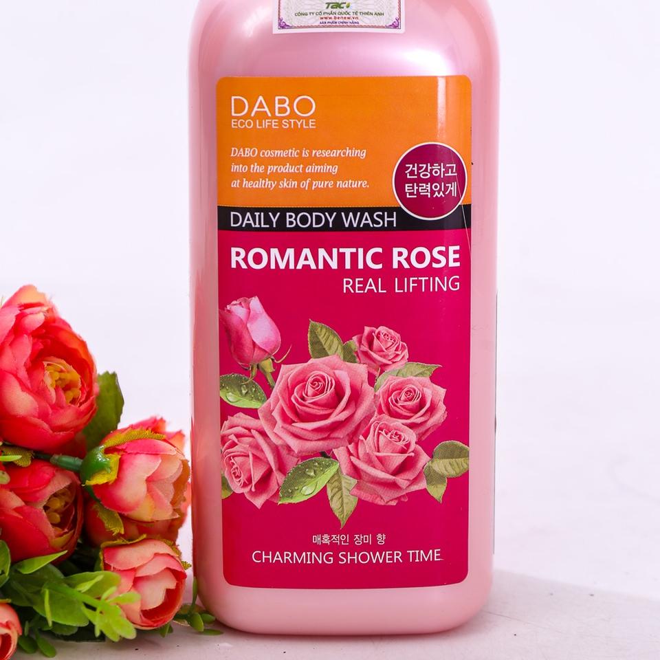 SỮA TẮM CAO CẤP DABO ROMANTIC ROSE 750ML