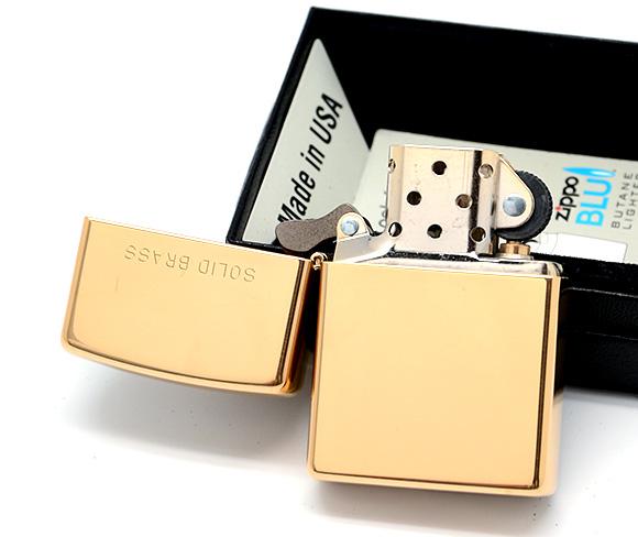 ZIPPO 254 - ZIPPO POLISHED BRASS ENGRAVED