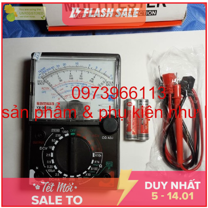 Đồng hồ đo kim vom yx-360trn , đồng hồ vạn năng samwa, đồng hồ đo điện vạn năng ,bach hoa minh diep shop
