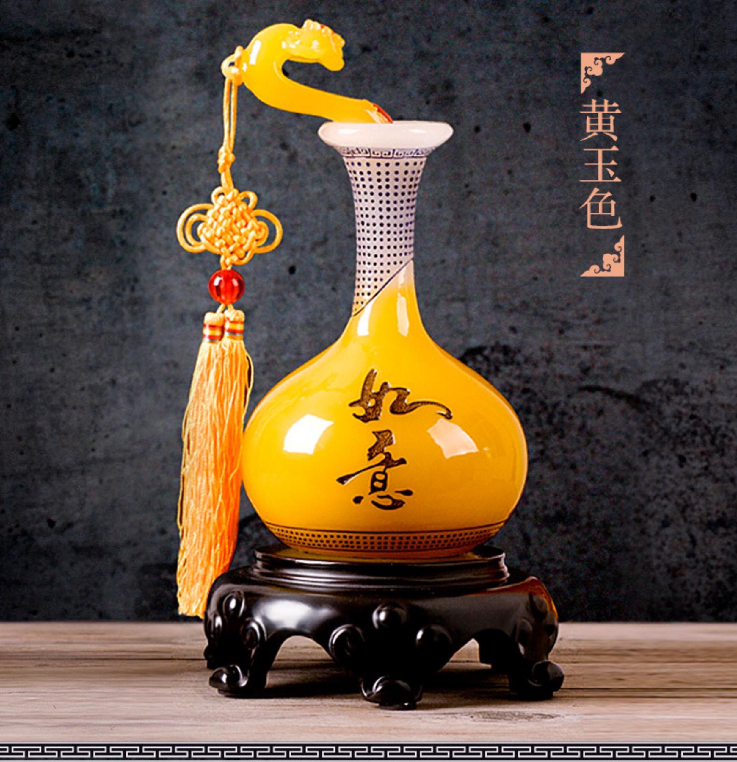 [Phong Thủy] Lọ Bình An Như Ý [2 size]