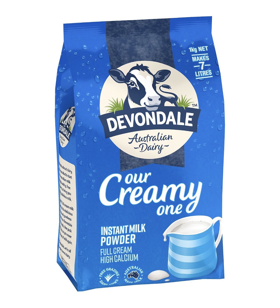 (Date 09/2022) Sữa Bột Full Cream Devondale Túi 1Kg