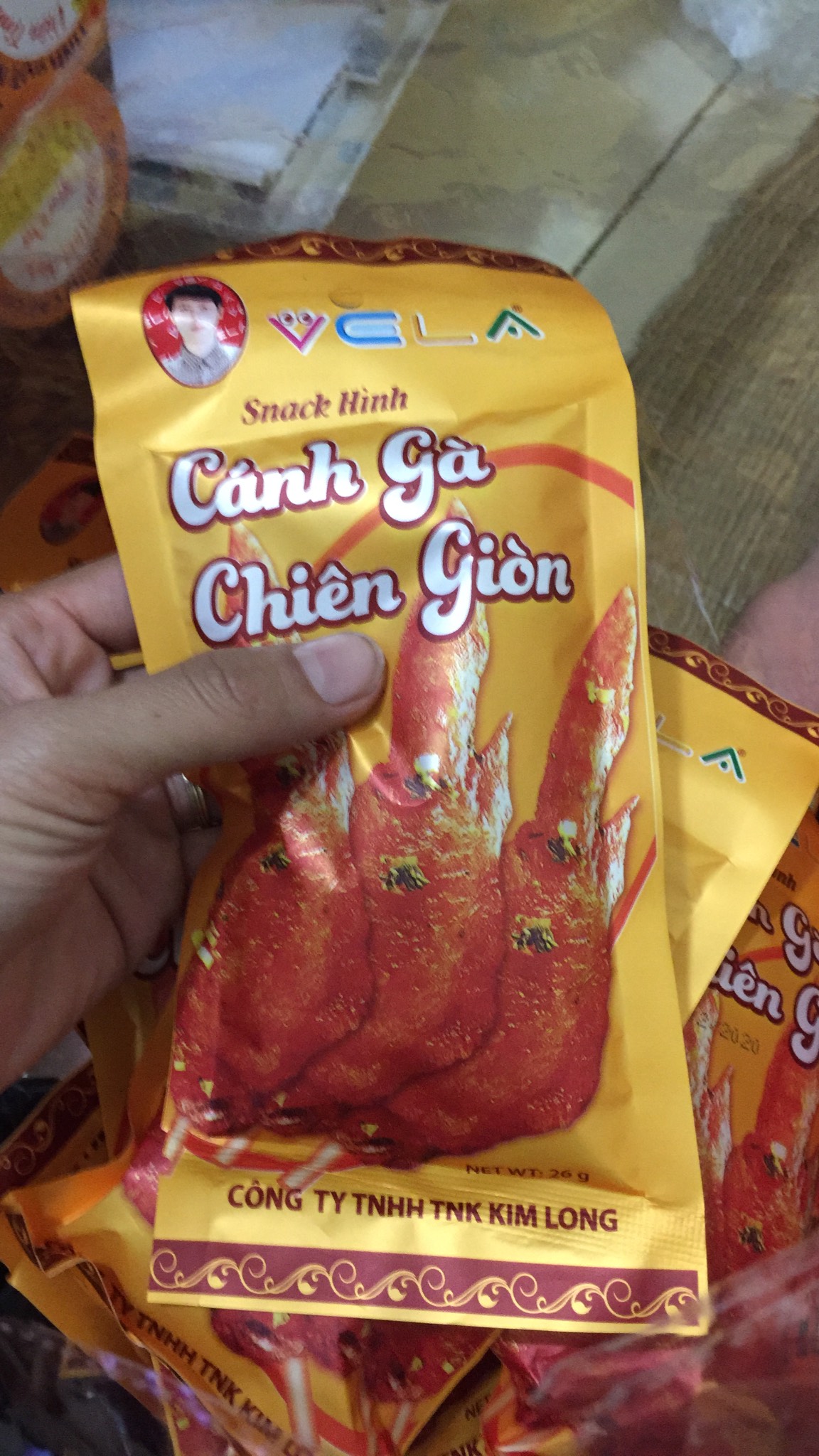 Bịch 30 gói bim bim cánh gà chiên giòn hàng Việt Nam