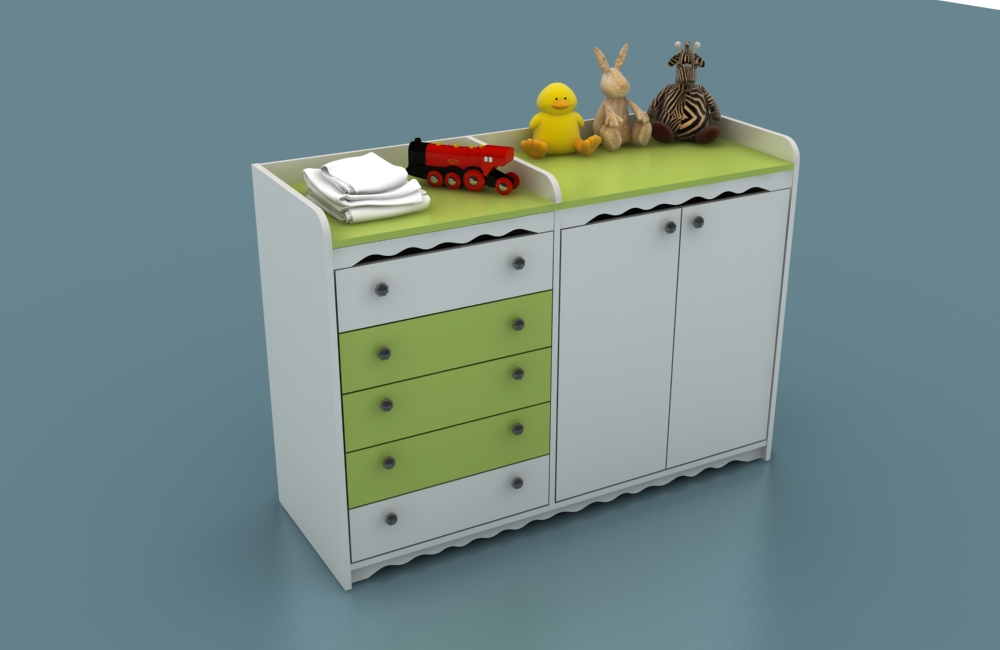 Tủ sơ sinh Kidslife TS-V6 (Trắng)