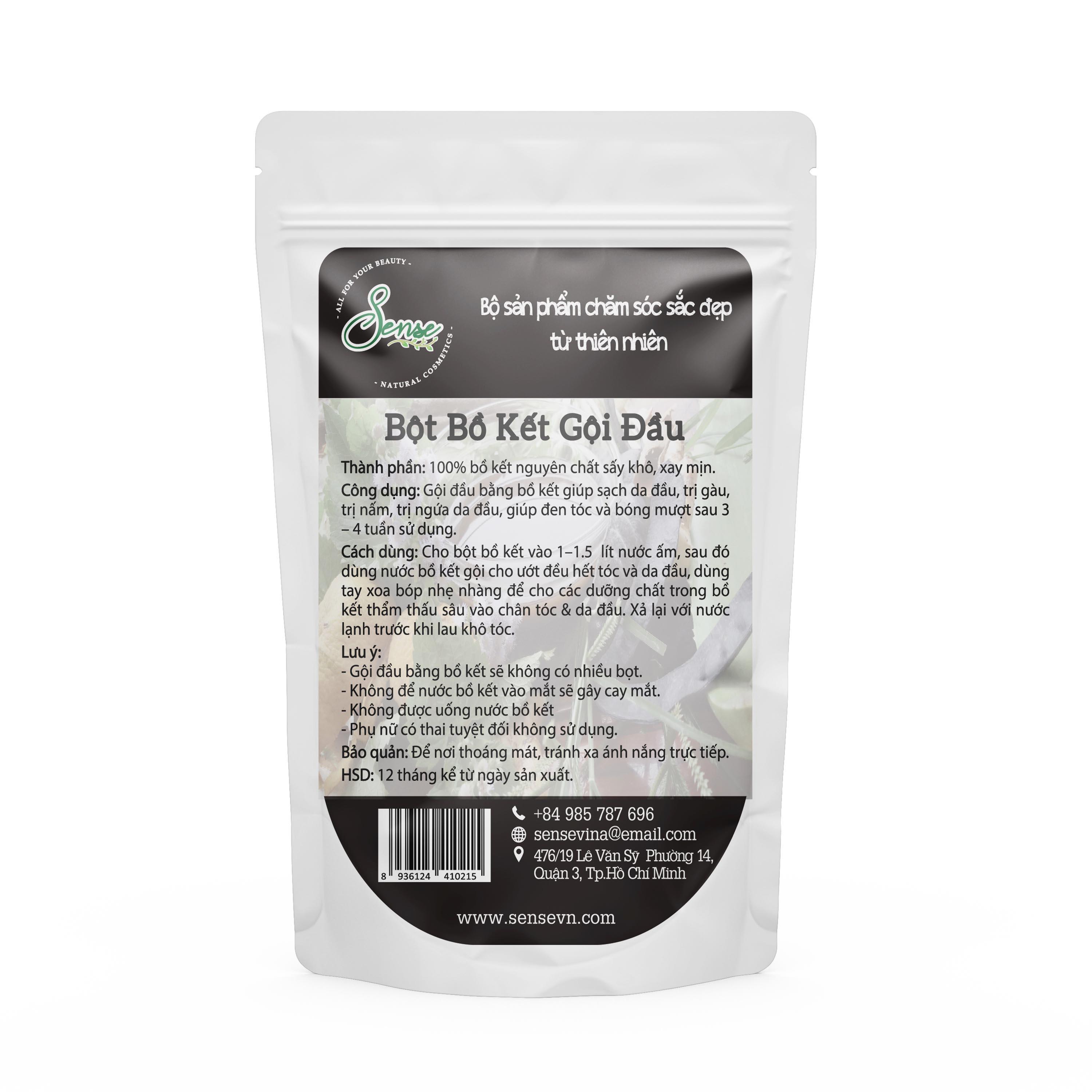 Bột Bồ Kết Gội Đầu Sense - Gói 100g