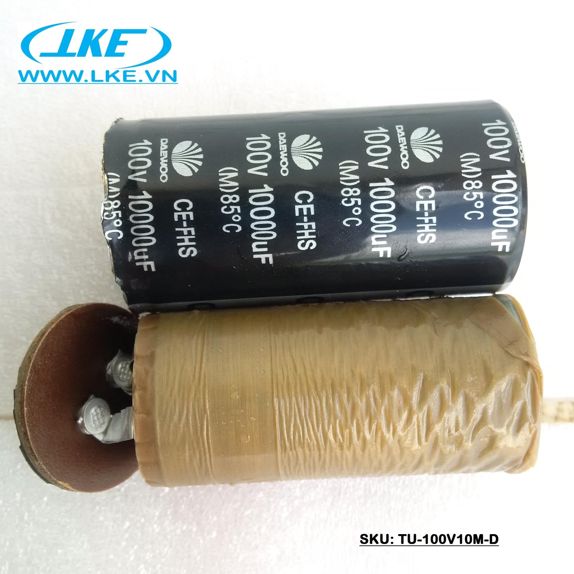 Tụ Nguồn 100V 10000uF Daewoo hàn quốc