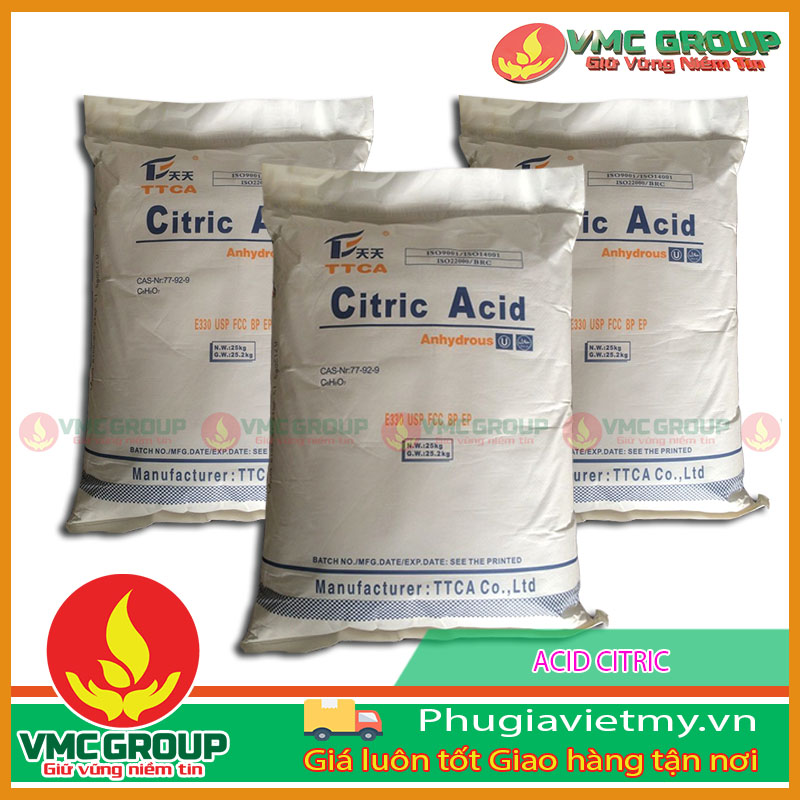 Citric Acid - Bột chanh - Bột chua gói 1kg