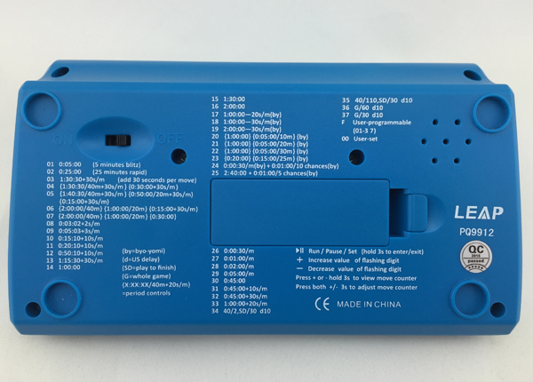 Đồng hồ thi đấu cờ vua LEAP PQ9912