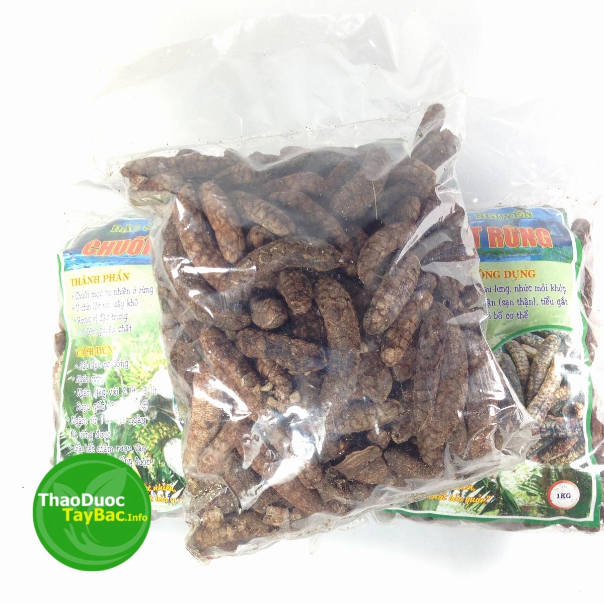 Chuối Hột Rừng Phơi Khô
