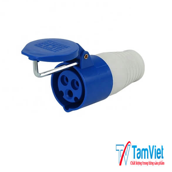 Ổ cắm công nghiệp 1 pha 32A di động IP44