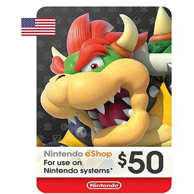 [HCM]Thẻ Nintendo eShop 50 USD Hệ US