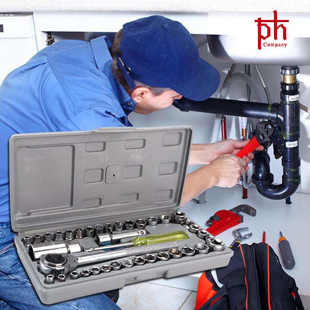 Bộ dụng cụ sửa chữa cầm tay 40 món đa năng