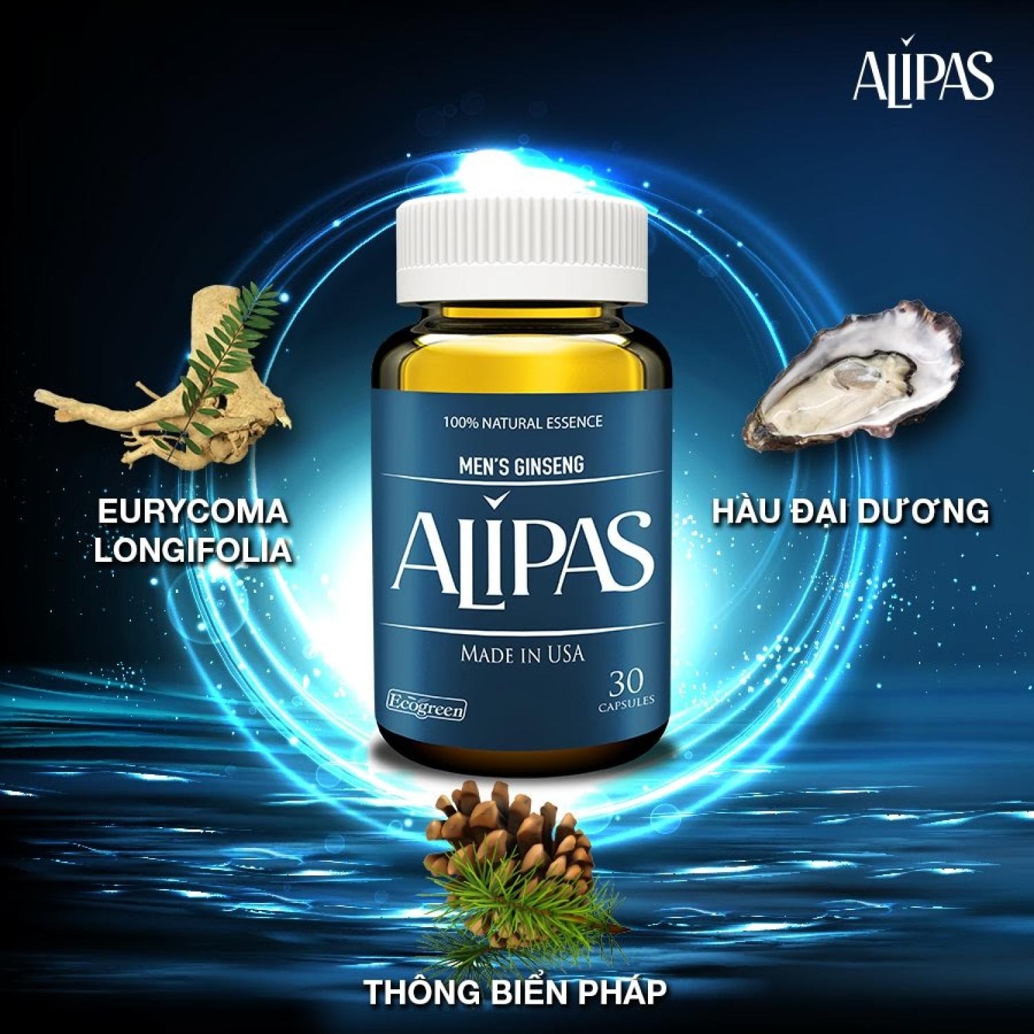[HCM] SÂM ALIPAS PLATINUM HỘP 30 VIÊN