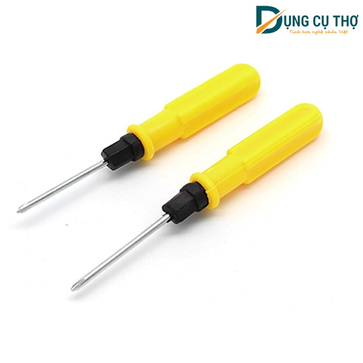 Tua vít vặn ốc vít màu vàng