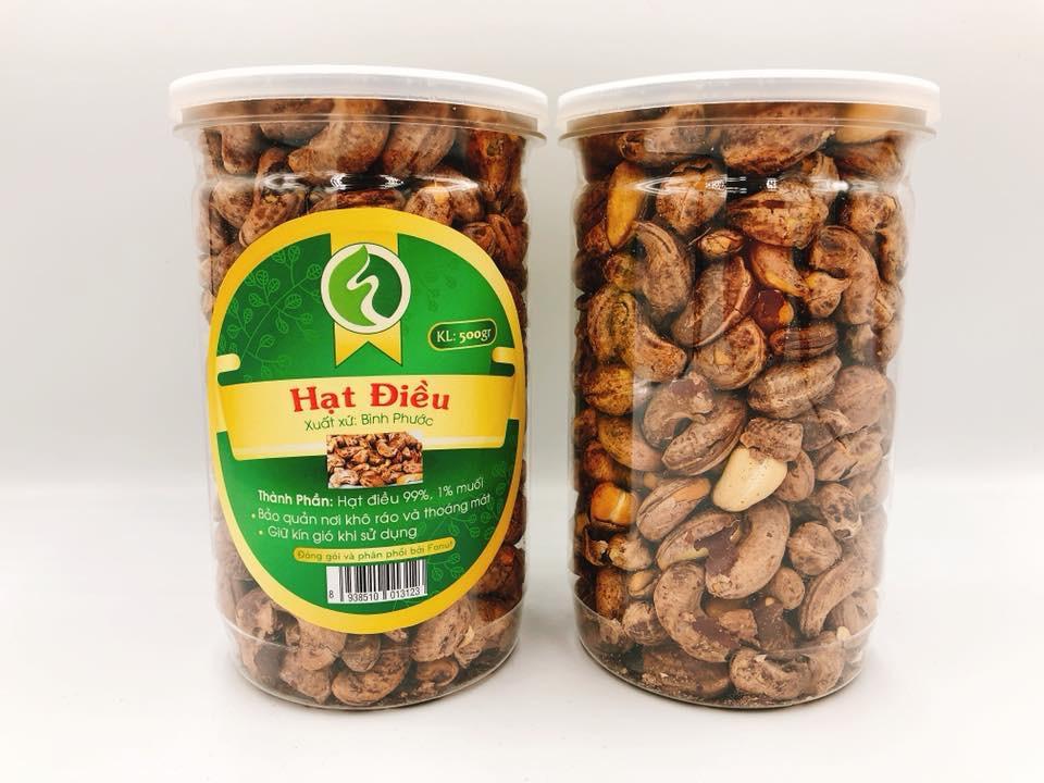 Hạt điều vỏ lụa Bình Phước - 500g