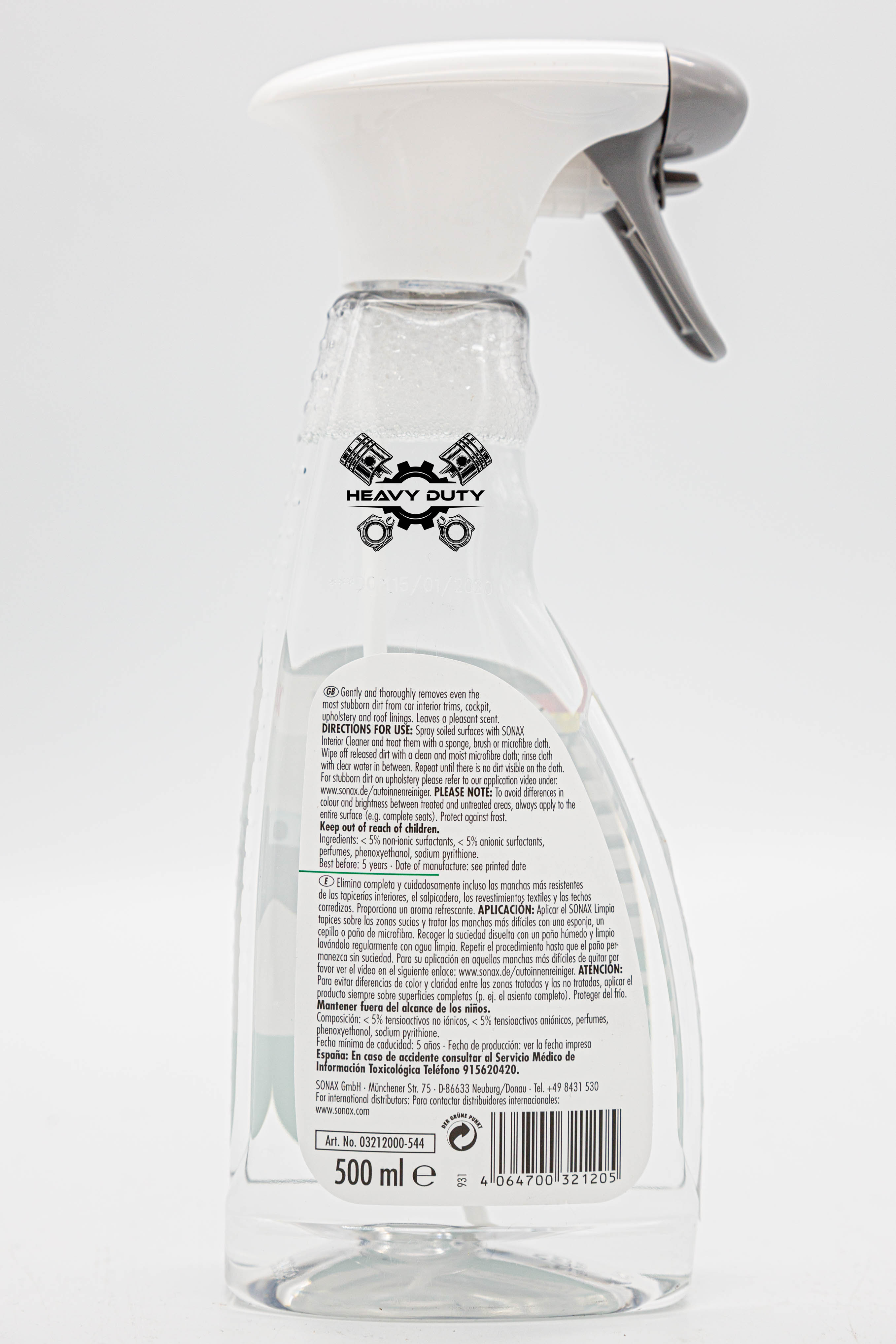 [HCM]Chất Vệ Sinh Nội Thất - Sonax Interior Cleaner 500ml