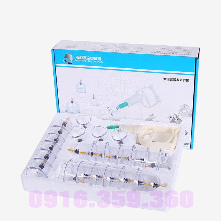 Bộ giác hơi 24 cốc không dùng lửa BY2418