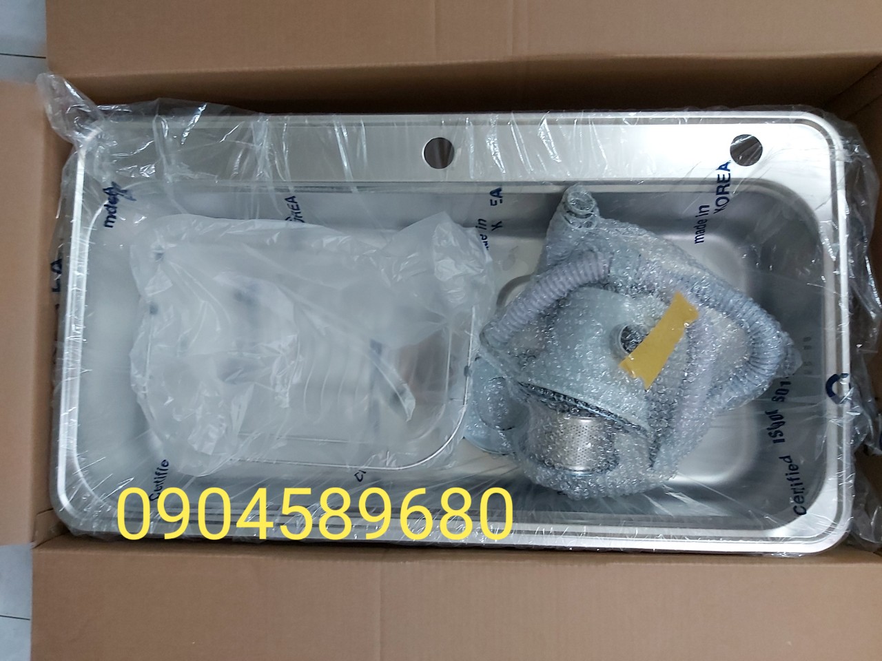 Chậu rửa bát 1 hố Hàn Quốc Ecofa LJB 960