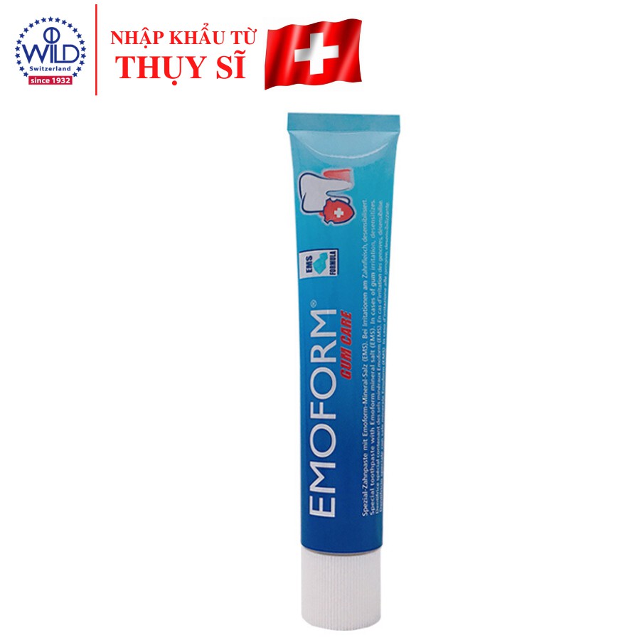 Combo 2 Tuýp Kem Đánh Răng Trị Chảy Máu Chân Răng Emoform Gumcare [ CHÍNH HÃNG THỤY SĨ ]